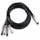 Dell Síťový kabel, 40GbE, QSFP+ až 4x10GbE SFP+, Passive Copper Breakout, 7 metry