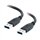 C2G - Kabel USB - 9 pinů USB typ A (M) - 9 pinů USB typ A (M) - 3 m (9.84 ft) ( USB / Hi-Speed USB / USB 3.0 ) - černá