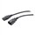 APC - Cabo de alimentação - IEC 60320 C13 para IEC 60320 C14 - 61 cm - preto