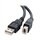 C2G - Cabo USB - 4 PIN USB Tipo A (M) - 4 PIN USB Tipo B (M) - 3 m ( USB / USB de alta velocidade ) - preto