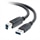 C2G - Cabo USB - USB de 9 pinos Tipo A (M) - USB de 9 pinos Tipo B (M) - 2 m (6.56 ft) ( USB 3.0 ) - preto