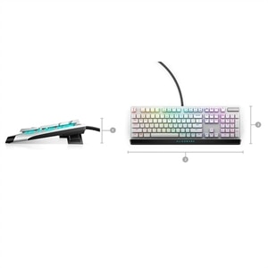 Alienware RGB Gaming Keyboard - AW510K + Wired/Wireless Gaming Mouse - AW610M