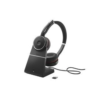 Jabra Evolve 75 Stereo MS mit charging stand Headset 1