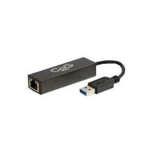 C2G USB to Gigabit Ethernet Adapter - Network adapter - USB 3.0 - Gigabit Ethernet - black 1