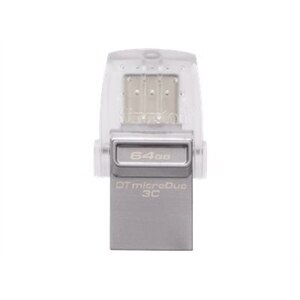 Kingston DataTraveler microDuo 3C - USB flash drive - 64 GB - USB 3.1 / USB Type-C 1
