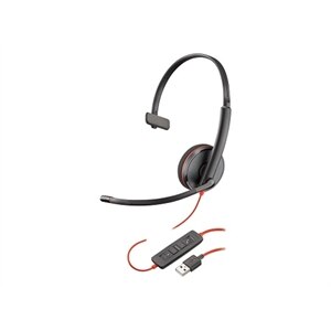 plantronics blackwire series usb dell wired headset ear