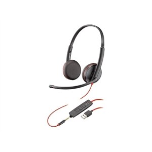 Plantronics Blackwire C3225 USB-C - 3200 Series - headset - on-ear - wired - 3.5 mm jack, USB-C - noise isolating 1