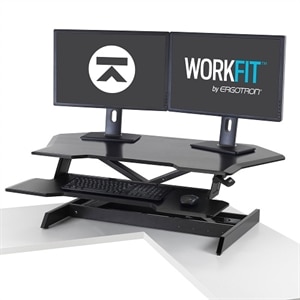 Workfit Corner Standing Desk Converter Dell Canada