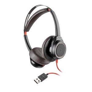 Poly - Plantronics Blackwire 7225 - Headset - on-ear - wired - active noise cancelling - USB - black 1