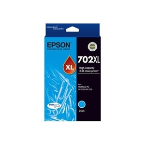 Epson 702xl Xl Cyan Original Ink Cartridge For Workforce Pro Wf 3720 Dell Usa