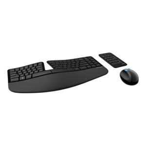 Microsoft Sculpt Ergonomic Wireless Keyboard, Mouse & Keypad - Black 1