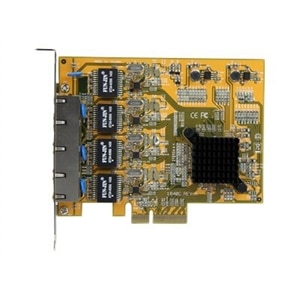 Startech Com 4 Port Pcie Network Card Low Profile Rj45 Port Realtek Rtl8111g Chipset Ethernet Network Card Dell Usa