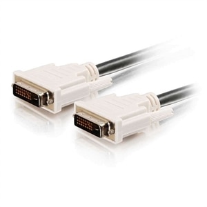C2g 2m Dvi D Dual Link Digital Video Cable Dvi Cable 6ft Dvi Cable Dvi D M To Dvi D M 6 6 Ft Black Dell Usa