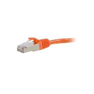 20-Pack - 4 Feet 26AWG Network Cable with Gold Plated RJ45 Snagless/Molded/Booted Connector Orange 1Gigabit/Sec High Speed LAN Internet Cable CABLECHOICE Cat5e Shielded Ethernet Cable 350MHz 