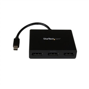 3-port StarTech.com 3-Port Multi Monitor Adapter - Mini DisplayPort 1.2 to DisplayPort MST Hub - Triple 1080p/Dual 4K... 1