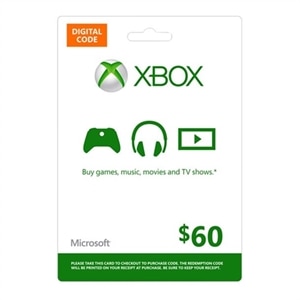xbox electronic gift card