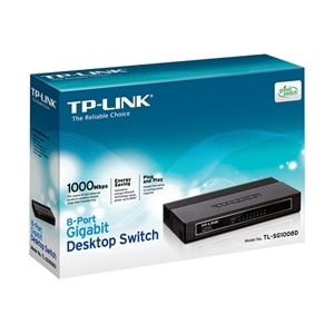 TP-Link TL-SG1008D 8-Port Unmanaged Gigabit Network Switch