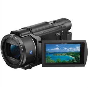 Sony - Handycam AX53 4K Flash Memory Premium Camcorder - Black