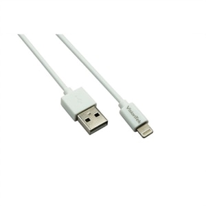 VisionTek Lightning to USB White 2 Meter MFI Cable 1