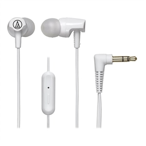 Audio-Technica SonicFuel ATH-CLR100is - Earphones with mic - in-ear - wired - 3.5 mm jack - white 1