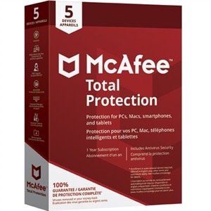 mcafee total protection 5 devices