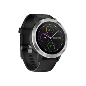 garmin vivoactive 3 stainless steel black