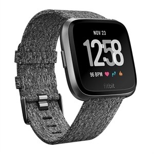 fitbit versa graphite aluminum