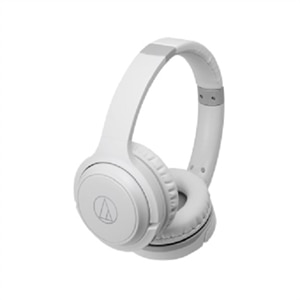 Audio Technica Ath S0bt Headphones With Mic Full Size Bluetooth Wireless White Dell Usa