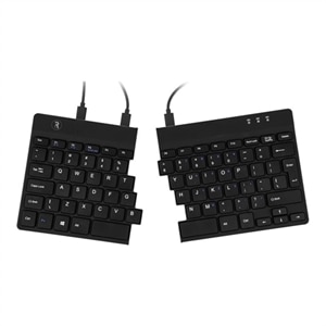 R-Go Split Ergonomic USB Keyboard - Black 1