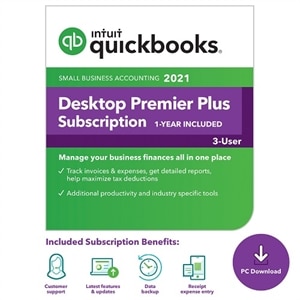 purchase quickbooks desktop pro 3 user 2019
