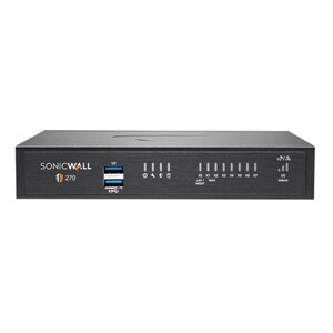 SonicWall TZ270 - Essential Edition - security appliance - with 1 year TotalSecure - GigE - desktop 1