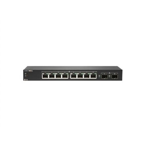 SonicWall Switch SWS12-8 - Switch - managed - 8 x 10/100/1000 + 2 x Gigabit SFP - desktop - with 1 year 24x7 Support 1
