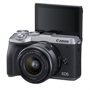 Canon EOS M6 Mark II - Digital camera - mirrorless - 32.5 MP - APS-C - 4K / 30 fps - Wi-Fi, Bluetooth - silver 1