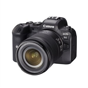 Canon EOS R6 - Digital camera - mirrorless - 20.1 MP - Full Frame - 4K / 60 fps - 4.3x optical zoom RF 24-105mm F4-7.1 IS STM lens - Wi-Fi, Bluetooth - black 1