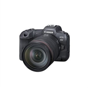 Canon EOS R5 - Digital camera - mirrorless - 45 MP - Full Frame - 8K / 30 fps - 4.3x optical zoom RF 24-105mm F4 L IS USM lens - Wi-Fi, Bluetooth 1