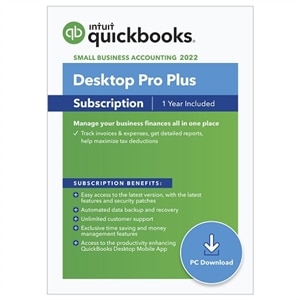 Download Intuit Quickbooks Desktop Pro Plus 2022 : Software &amp; Downloads |  Dell USA