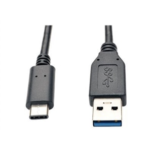 Tripp Lite 3ft USB 3.1 Gen 1.5 Adapter USB-C to USB Type A M/M 5 Gbps 3' - USB-C cable - USB Type A to USB-C - 3 ft 1