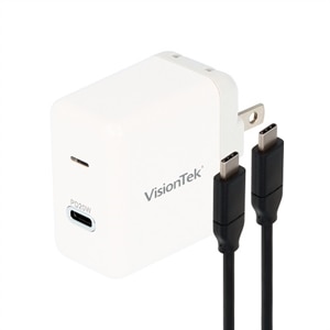 Visiontek- Lightning Fast 6 Ft. Charger Cable With 20W Power Supply for  USB-C Devices