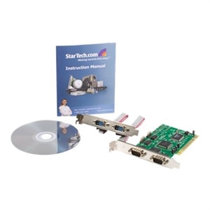 Doble Voltaje StarTech.com PCI4S550N Tarjeta PCI de 4 Puertos Serie RS232 DB9 UART 16550