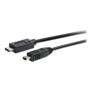C2G 12ft USB C to USB Mini B Cable - USB 2.0 to USB Mini B - M/M - Câble USB de type-C - mini-USB de type B pour USB-... 1