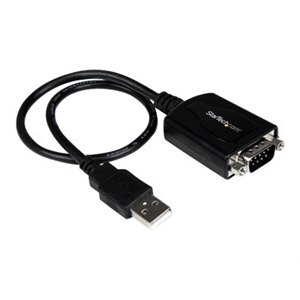 StarTech.com Câble Adaptateur de 30cm USB vers Série DB9 RS232 - Mémorisation de Port COM - 1x DB-9 Mâle - 1x USB A M... 1