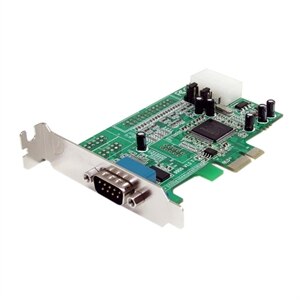 Carte série compacte native PCI Express RS232 à 1&nbsp;port avec émetteur-récepteur universel asynchrone 16550 1