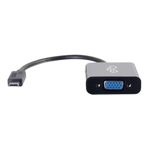 C2G USB C to VGA Adapter - USB C 3.1 - Adaptateur vidéo externe - USB-C 3.1 - D-Sub - noir 1
