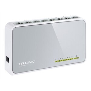 8-port TP-Link TL-SF1008D 8-Port 10/100Mbps Desktop Switch - Commutateur - 8 x 10/100 - de bureau 1