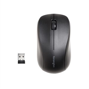 Kensington Mouse for Life - Souris - droitiers et gauchers - optique - 3 boutons - sans fil - 2.4 GHz - récepteur sans fil USB - noir 1