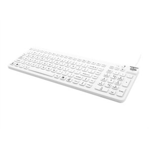 Man & Machine Really Cool - Medical Grade - clavier - USB - Allemand - Blanc immaculé 1