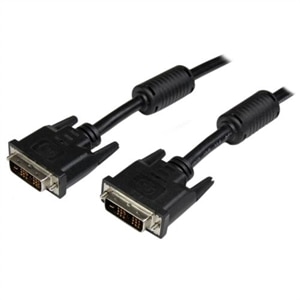 StarTech.com 2m DVID Single Link Cable M/M - DVIケーブル - シングルリンク - DVI-D (M) to DVI-D (M) - 2 m - 成形, つまみネジ - ブラック 1