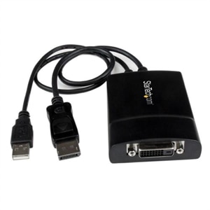 StarTech.com DisplayPort to DVI Adapter – Dual-Link – Active DVI-D Adapter for Your Monitor / Display - USB Powered –... 1