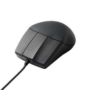ELECOM 3D CAD向け3ボタンマウス/有線/ブラック #M-CAD01UBBK	 1