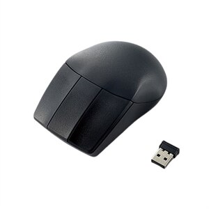 ELECOM 3D CAD向け3ボタンマウス/無線2.4GHz/ブラック #M-CAD01DBBK	 1